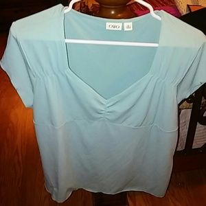 Cato seafoam green .EUC sh
